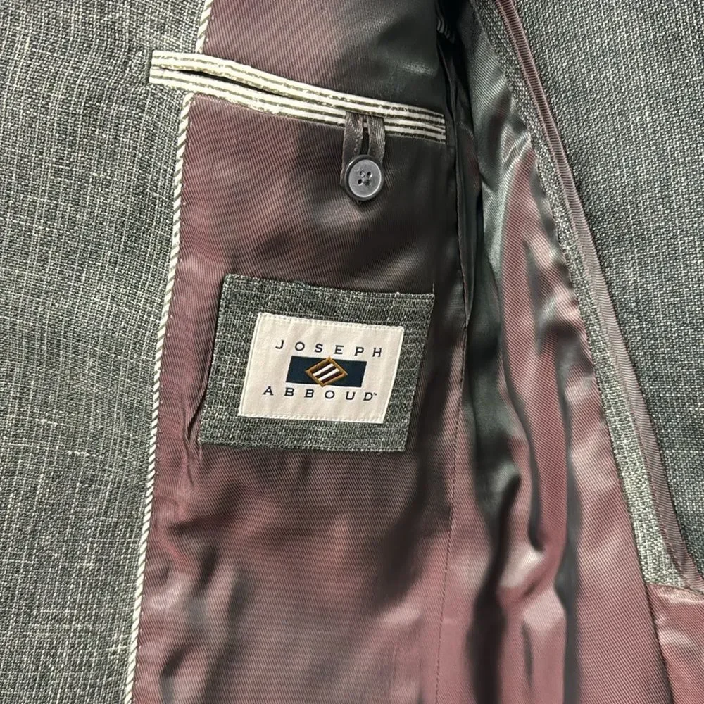 Joseph Abboud linen and wool sports jacket size 40 regular. NEW $399 - Picture 9 of 13